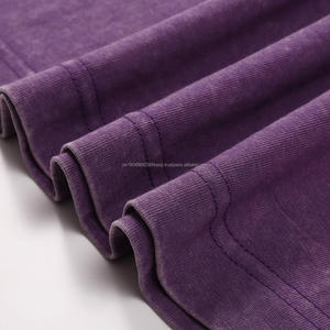 Camiseta de Algodón Puro al por Mayor con Efecto Desgastado por el Sol, Hombros Caídos, Lavado Ácido Vintage, Oversize, de Gran Gramaje, con Logotipo Personalizado Impreso - Product Image 4