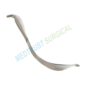 Retractor Cobra Aufranc de 11.5 Pulgadas, Instrumento Ortopédico de Acero Inoxidable para Retracción en Cirugía de Articulación de Cadera y Tejidos Profundos - Product Image 3