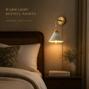 Lámpara de Pared Moderna de Cerámica con Brazo Oscilante, Pantalla de Vidrio Ajustable, Aplique LED de Diseño Escandinavo, Regulable 2700K, Lujo para Interiores - Product Image 3