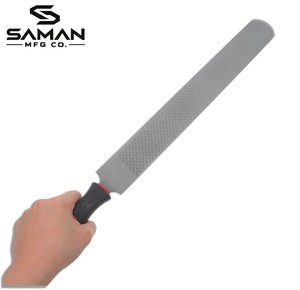 Râpe à sabots de cheval de qualité supérieure, robuste, double face, en acier, outil de fermeur pour le soin, la mise en forme et l'entretien des sabots équins - Product Image 1