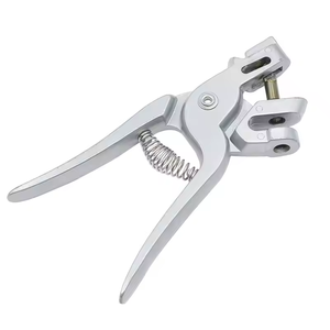 Alicates perforadores de orejas de acero inoxidable alemanes al por mayor para ganado, ovejas y cerdos, instrumentos aplicadores de etiquetas de identificación. - Product Image 1