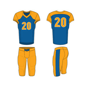 Custom Full Tackle Twill Youth <b>Flag</b> Football Uniform Cheap American Football Jersey Kit - Product Image 6
