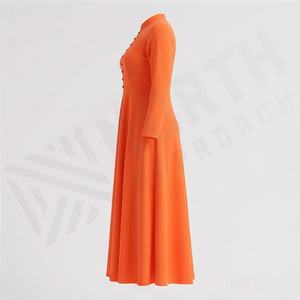 Ropa Islámica para Mujer, Abaya de Manga Corta, Múltiples Bolsillos, Color Personalizado, Forro Plateado, Vestido Largo - Product Image 3