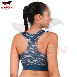 Sujetador Deportivo Sublimado para Entrenamiento, Cobertura Total y Alta Sujeción, Transpirable, para Mujer, Sujetadores Deportivos Sólidos y Transpirables - Product Image 2