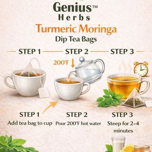 Sachets de thé en gros de qualité supérieure Moringa Curcuma – Goût naturel et terreux, infusion rafraîchissante aux herbes, boisson énergisante quotidienne en vrac - Product Image 3