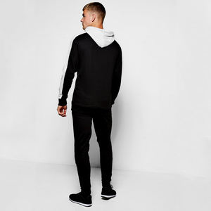 Pull-over, nouveau design, sweat-shirt en molleton doux au toucher, avec capuche et poches zippées pour homme, ensemble confortable en deux pièces - Product Image 3