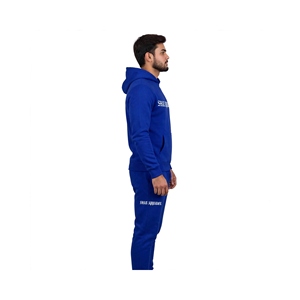 Ensemble complet de survêtement Shan Apparel pour filles, col roulé bleu, respirant, 100% polyester, couleur unie, sweat-shirt et pantalon de jogging, coupe classique - Product Image 4