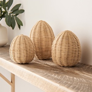 Rattan bow easter decor accessories made in Vietnam wholesale high quality hand-crafted bows - Product Image 3