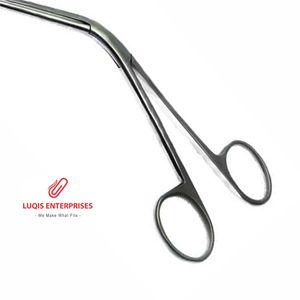 Pinces nasales Tilley à mâchoires dentelées, instrument chirurgical ORL angulaire en acier inoxydable - Product Image 3