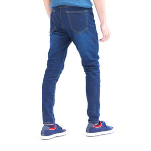Jeans robustes pour hommes au design élégant avec un look délavé Tissu doux idéal pour les activités de plein air ou une ambiance décontractée Jeans respirants - Product Image 3