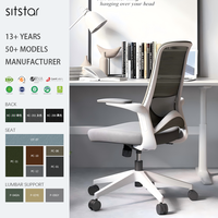 Chaise de bureau en maille SITSTAR, vente en gros d'usine, certifiée ANSI/BIFMA GREEN GUARD, chaise de direction pivotante pour personnel, projet ODM