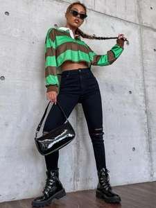 เสื้อโปโลกอล์ฟพิมพ์ลายสำหรับผู้หญิงขายส่ง ผลิตจากโพลีเอสเตอร์ สำหรับกีฬา ออกแบบได้ตามต้องการ - Product Image 4