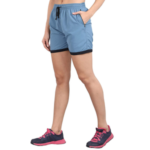 Shorts de sport sans couture pour femme, taille haute, effet push-up, respirants, séchage rapide, anti-humidité, personnalisables (ODM) - Product Image 5
