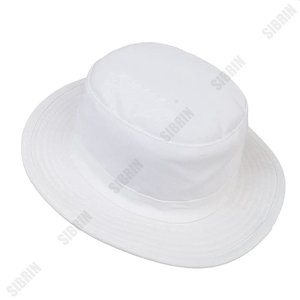 Sombrero de Cricket de Ala Ancha SIBRIN, Gorra Deportiva Personalizada de Algodón de Alta Calidad, Sombrero de Safari para Hombre, Gorra de Verano para Deportes al Aire Libre, Color Blanco - Product Image 5