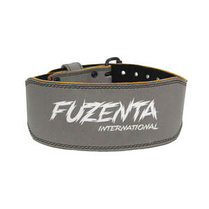 Ceinture de musculation en cuir rembourrée de 4 pouces avec boucle à double ardillon, accessoire de gym pour le soutien du dos et l'entraînement de soulevé de terre - Product Image 2