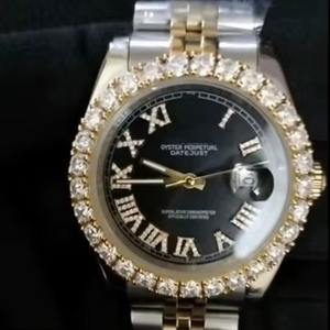 Montre de luxe pour homme, sertie de diamants, au design audacieux, idéale pour les soirées. Disponible au meilleur prix. - Product Image 6