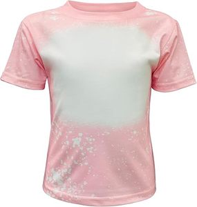 T-shirt femme à manches courtes, col rond, imprimé par sublimation dégradé, séchage rapide, décontracté, été, 100% polyester. - Product Image 2