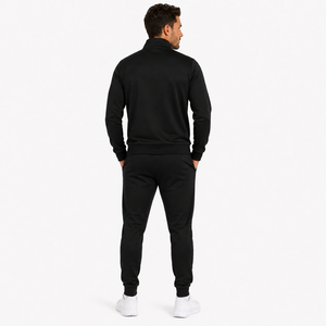 Fabricante de Conjuntos Deportivos para Hombre, Chaqueta de Entrenamiento de Poliéster con Logotipo Personalizado y Pantalones para Correr - Product Image 2