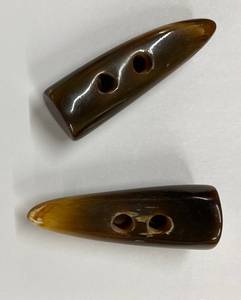 Handmade Polished Natural Buffalo Horn <b>Toggles</b> Eco-Friendly Animal Style Coat & Garment Fasteners High Quality - Product Image 3