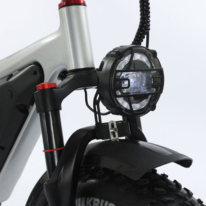 Neumáticos todoterreno 20*4, batería de litio de 48V 15AH, motor sin escobillas, doble suspensión. Bicicleta eléctrica deportiva urbana todoterreno. - Product Image 6