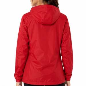 <b>Women</b> Hooded Windbreaker <b>Jacket</b> Premium Waterproof Windproof Lightweight Comfortable Durable Smooth Front Zipper Closure - Product Image 2