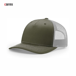 Gorra Trucker de Malla Personalizada Verde Oliva, 5 Paneles, Ajustable, Transpirable, Informal, para Exteriores, para Adultos, Primavera Verano, Unisex - Product Image 1