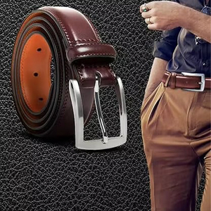 เข็มขัดผู้ชาย เข็มขัดหนังแท้สำหรับผู้ชาย กางเกงยีนส์ลำลอง เข็มขัดหนังผู้ชาย - Product Image 5