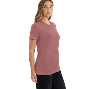 T-shirt CVC à col ras du cou pour homme, coupe ajustée de qualité supérieure (N6210) – Vêtements de marque en gros, couleur unie, coupe classique - Product Image 6