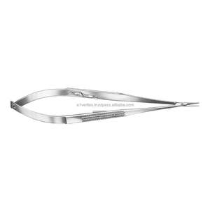 ชุดเครื่องมือเย็บแผลแบบตรงพร้อมที่จับเข็มขนาดเล็ก รุ่น A-1 VERITAS ขนาด 18 ซม. ทำจากสแตนเลสอย่างดี |   เครื่องมือผ่าตัดคุณภาพสูงแบบใช้ซ้ำได้ - Product Image 3