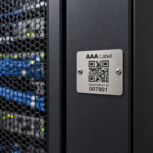 Etiquetas Metálicas con Código QR, Etiquetas de Número de Serie de Aluminio Personalizadas para el Seguimiento de Equipos Industriales OEM - Product Image 5