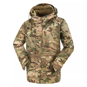 Veste de chasse personnalisable imperméable à capuche, coupe-vent, respirante, pour homme, hiver - Product Image 1