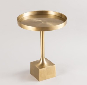 Durable Iron <b>Side</b> <b>Table</b> Strong Metal Construction For Living Room Bedroom Office <b>Sofa</b> Corner Balcony Patio Restaurant - Product Image 4