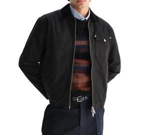 Veste en jean vintage personnalisée pour homme, style usé, tendance streetwear, veste de travail en toile de coton - Product Image 3