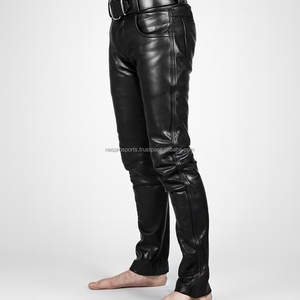 Pantalones Tácticos Unisex Personalizados de Cuero PU – Pantalones de Estilo Cargo de Cintura Alta de Cuero Sintético – Proveedor Mayorista de Marca Privada - Product Image 6