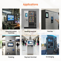 Panel PC Industri Android 11 Berkualitas Tinggi 10.1" Dengan Layar FHD 1280*800 PCAP Multi-Touch untuk Terminal Kios Pembayaran