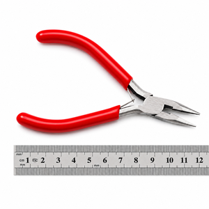 Stainless Steel Jewelry Pliers Red Handle Tapered Cut DIY <b>Wire</b> Bending <b>Craft</b> Tools for Jewelry Making - Product Image 3