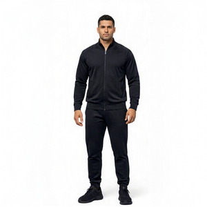 Ensemble de survêtements personnalisés pour hommes : T-shirt, pantalon de sport et de fitness, et hauts décontractés pour la gym - Product Image 2