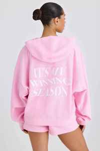 Sudadera con Capucha para Mujer de Primera Calidad, Diseño Moderno con Estampado Gráfico, Sudadera de Invierno, Talla Grande, Color Rosa, Sudadera para Mujer - Product Image 5