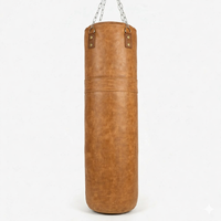 Sac de boxe en cuir en gros, en stock, haute qualité, robuste, professionnel, suspendu, logo et couleur personnalisés