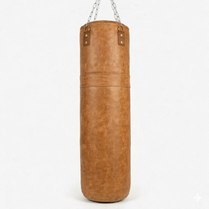 Saco de boxeo de cuero al por mayor en stock, de alta calidad, resistente, profesional, para colgar, con logo y color personalizados. - Product Image 3
