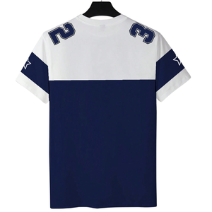 <b>Mens</b> Navy <b>White</b> Sublimation Sports T <b>Shirt</b> <b>Short</b> <b>Sleeve</b> Quick Dry Breathable 180g Anti-shrink Polyester Athletic Training - Product Image 2