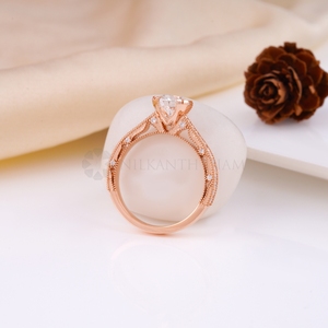 Luxury Design Round Cut Bridal Diamond <b>Rings</b> Set Lab Created Diamond <b>Rings</b> with IGI Certified from <b>Indian</b> Supplier & Manufacture - Product Image 5