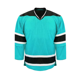 Nouveau Maillot de Hockey sur Glace 2026 en Twill Brodé 3D Unisexe, Faible MOQ, OEM, Qualité Supérieure, Personnalisable, en Coton/Fibre de Bambou Respirant - Product Image 3