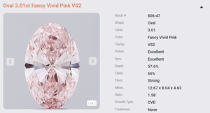 สั่งทำพิเศษสำหรับอเล็กซานดรา โกเมซ - เพชรรูปไข่สีชมพูที่เพาะเลี้ยงในห้องปฏิบัติการ - Product Image 3