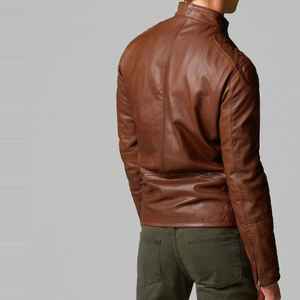 Comfortable Eco-Friendly Polyester/Cotton Bomber <b>Jacket</b> for <b>Men</b> with Windproof Features Relaxed Fit <b>Summer</b> Casual Style - Product Image 2