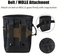Pochette de dépose pour magazines, pochettes tactiques Molle, sac banane utilitaire EDC, pochette de ceinture pour équipement médical de premiers secours, pour kit d'accessoires de chasse
