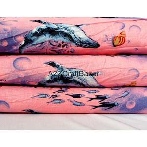 ผ้าฝ้ายทอเนื้อเบา ระบายอากาศได้ดี แห้งเร็ว เป็นมิตรกับสิ่งแวดล้อม 100% ลายพิมพ์บล็อกอินเดียด้วยมือ ลายดอกไม้ สำหรับผู้หญิง - Product Image 2