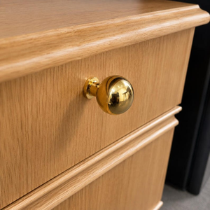 Polished <b>Gold</b> Cabinet Knob Round Dome Furniture Hardware Elegant <b>Cupboard</b> Drawer Pull Decorative Dresser Wardrobe Door <b>Handle</b> - Product Image 6