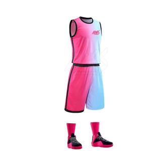 ออกแบบโลโก้ตามสั่ง ชุดกีฬาคุณภาพสูง ชุดบาสเก็ตบอลสำหรับขาย ระบายอากาศได้ดี แห้งเร็ว - Product Image 1