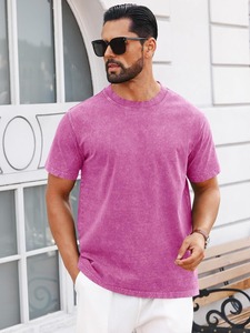 Designer Inspired Acid Wash T Shirt Screen Printed Oversized Heavy GSM Cotton Streetwear Apparel Supplier - Product Image 2
